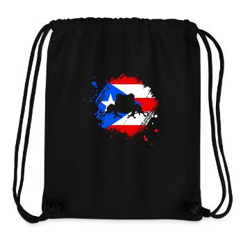 Taíno Echoes Caribbean Ancestry Pride - Stanley/Stella Recycled Gym Bag - black - Front