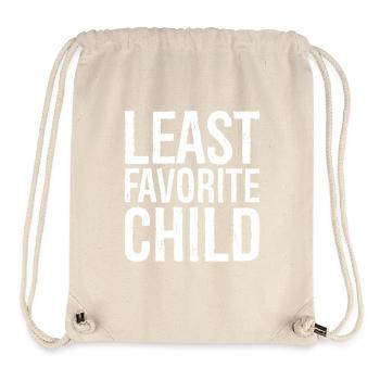 Enfant le moins aimé - Sac à cordon recyclé Stanley/Stella - blanc naturel - Devant