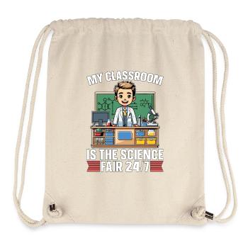 STEM Teacher My Classroom Is The Science Educator - Stanley/Stella recycelter Gym Bag - Naturweiß - Vorne
