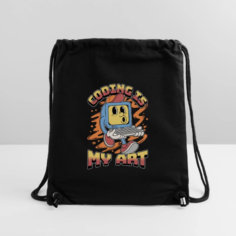 Coder Coding Is My Art Software Engineering Coders Stanley/Stella Recycled Gym Bag