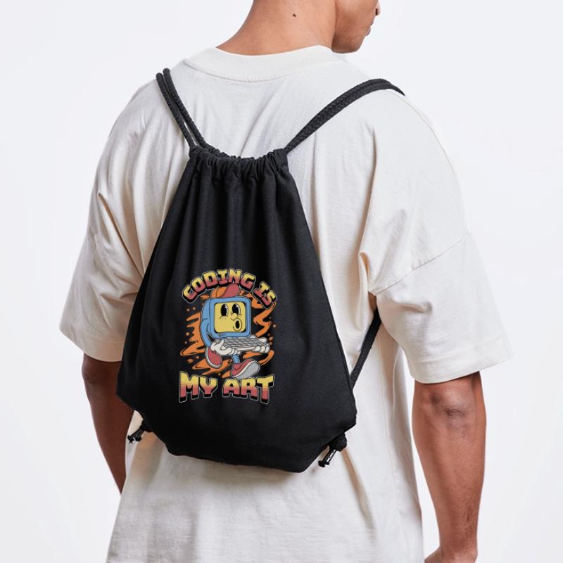 Coder Coding Is My Art Software Engineering Coders Stanley/Stella Recycled Gym Bag