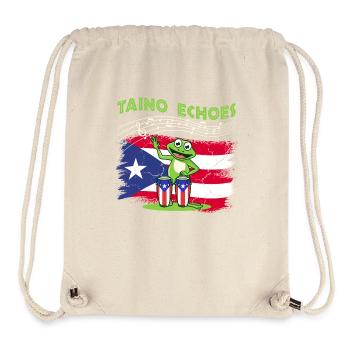 Taíno Echoes Caribbean Ancestry Pride - Stanley/Stella Recycled Gym Bag - natural - Front