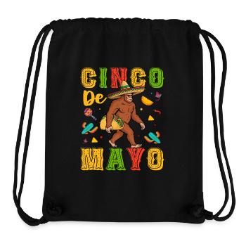 Cino De Mayo - Sac à cordon recyclé Stanley/Stella - noir - Devant