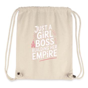 Just A Girl Building Empire Entrepreneur - Stanley/Stella Recycled Gym Bag - natural - Front
