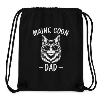 Maine Coon Saying Funny Maine Coon Gift - Stanley/Stella Recycled Gym Bag - black - Front