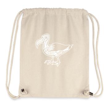 Albatross Albatross Floral Pattern - Stanley/Stella Recycled Gym Bag - natural - Front