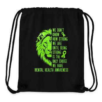 Mental Health - Stanley/Stella recycelter Gym Bag - Schwarz - Vorne