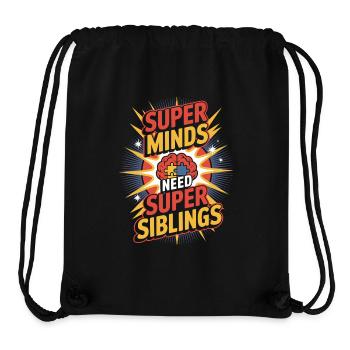 Autismus -geschwister - Stanley/Stella recycelter Gym Bag - Schwarz - Vorne