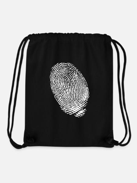 FINGERABDRUCK - Stanley/Stella recycelter Gym Bag - Schwarz