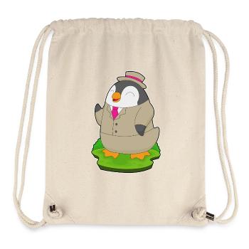 Pinguin Bräutigam Anzug Hochzeit - Stanley/Stella recycelter Gym Bag - Naturweiß - Vorne