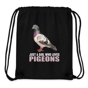 Tauben Taube - Stanley/Stella recycelter Gym Bag - Schwarz - Vorne