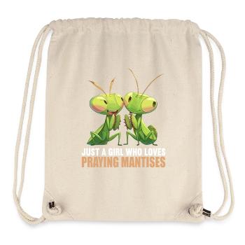 Gottesanbeterinnenen Gottesanbeterin - Stanley/Stella recycelter Gym Bag - Naturweiß - Vorne