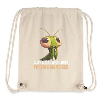 Gottesanbeterinnenen Gottesanbeterin - Stanley/Stella recycelter Gym Bag - Naturweiß - Vorne