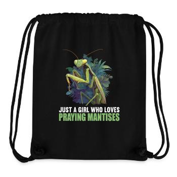 Gottesanbeterinnenen Gottesanbeterin - Stanley/Stella recycelter Gym Bag - Schwarz - Vorne