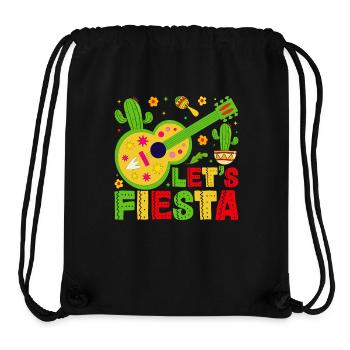 Let's Fiesta - Stanley/Stella recycelter Gym Bag - Schwarz - Vorne