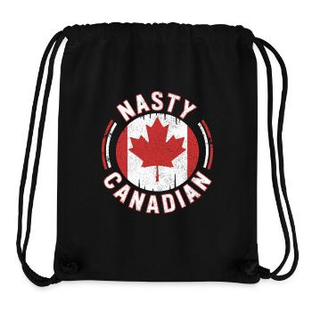 Böse Kanadier Lustig Kanada Ahorn Ellbogen Hoch - Stanley/Stella recycelter Gym Bag - Schwarz - Vorne