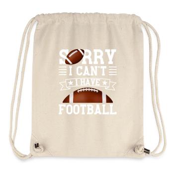 Funny American Football Saying - Stanley/Stella Recycled Gym Bag - natural - Front