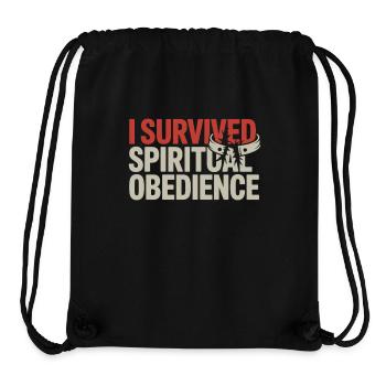 Former religious community survivors - Stanley/Stella Recycled Gym Bag - black - Front