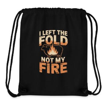 Former religious community survivors - Stanley/Stella Recycled Gym Bag - black - Front