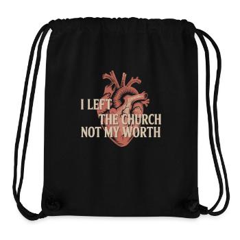 Former religious community survivors - Stanley/Stella Recycled Gym Bag - black - Front