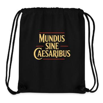 Mundus Sine Caesaribus World without Caesars - Stanley/Stella Recycled Gym Bag - black - Front