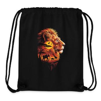 Africa Wildlife of Animals - Stanley/Stella Recycled Gym Bag - black - Front