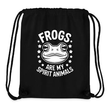 Frog Saying Toad Funny Frogs Gift - Stanley/Stella Recycled Gym Bag - black - Front