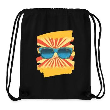 Lunettes de soleil - Sac à cordon recyclé Stanley/Stella - noir - Devant