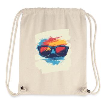 Lunettes de soleil - Sac à cordon recyclé Stanley/Stella - blanc naturel - Devant