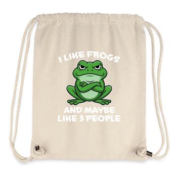 Frog Saying Toad Funny Frogs Gift - Stanley/Stella Recycled Gym Bag - natural - Front