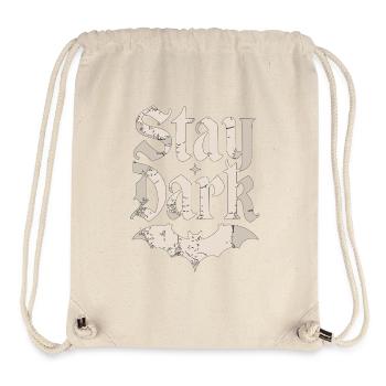 STAY DARK - Stanley/Stella Recycled Gym Bag - natural - Front