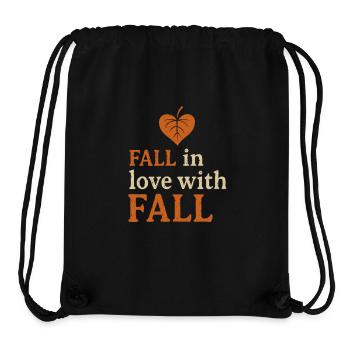 Verliebe dich in den Herbst - Stanley/Stella recycelter Gym Bag - Schwarz - Vorne