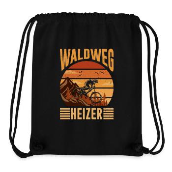 Mountainbiker WALDWEG HEIZER MTB Lustiges - Stanley/Stella recycelter Gym Bag - Schwarz - Vorne