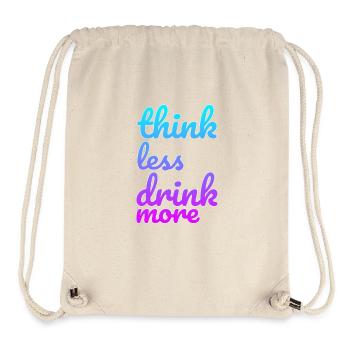 Trinken Abschalten Spruch - Stanley/Stella recycelter Gym Bag - Naturweiß - Vorne