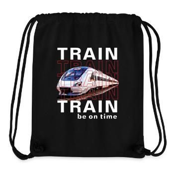 ZUG TRAIN be on time - Stanley/Stella Recycled Gym Bag - black - Front