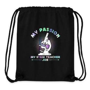 STEM Teacher My Passion My STEM Computer Science - Stanley/Stella recycelter Gym Bag - Schwarz - Vorne