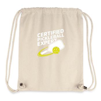 Pickleball Experte Pickleball Spieler Geschenk - Stanley/Stella recycelter Gym Bag - Naturweiß - Vorne