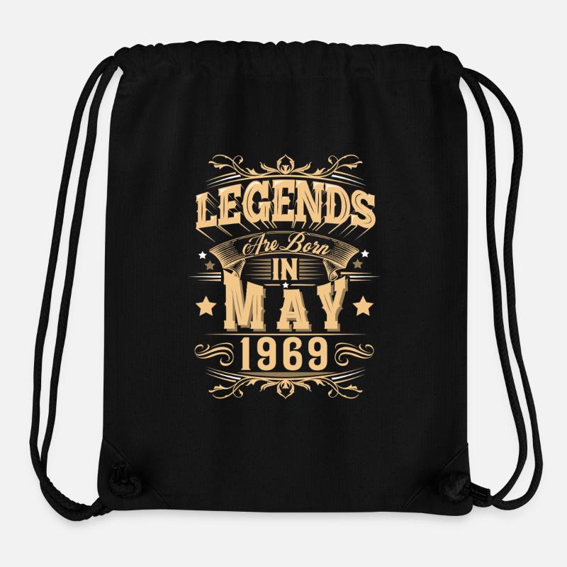 Légende de l’anniversaire de mai 1969 - Sac à cordon recyclé Stanley/Stella - noir