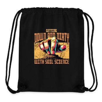 Soil Science Getting Down And Dirty - Stanley/Stella Recycled Gym Bag - black - Front