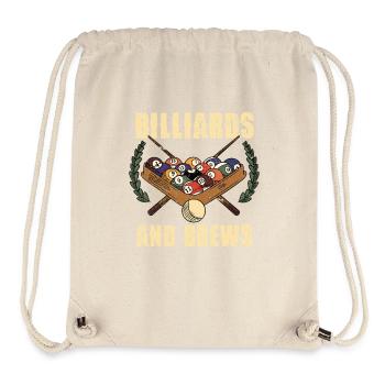 Billiards And Brews: Perfect Combination For - Stanley/Stella Recycled Gym Bag - natural - Front
