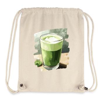 Matcha Latte Liebhaber Grüntee - Stanley/Stella recycelter Gym Bag - Naturweiß - Vorne
