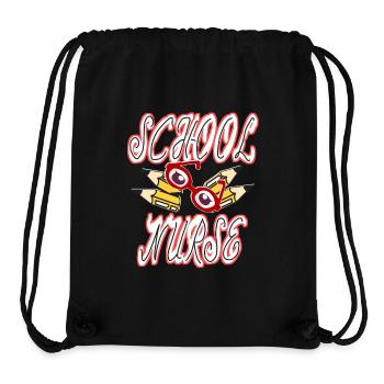 Schule Krankenhaus Schwester - Stanley/Stella recycelter Gym Bag - Schwarz - Vorne
