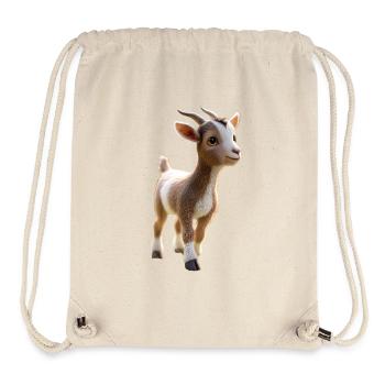 Ziege Hausziege Steinbock Ziegenbock Süße Ziegen - Stanley/Stella recycelter Gym Bag - Naturweiß - Vorne