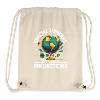 Geographic Information Systems Special Thinkers - Stanley/Stella Recycled Gym Bag - natural - Front