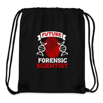 Forensik Forensiker Future Forensic Scientist - Stanley/Stella recycelter Gym Bag - Schwarz - Vorne