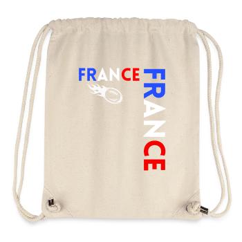 Rugby Player Fan Rugby Supporter Rugby France - Stanley/Stella Recycled Gym Bag - natural - Front