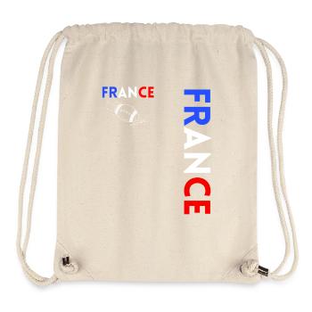Rugby Player Fan Rugby Supporter Rugby France - Stanley/Stella Recycled Gym Bag - natural - Front