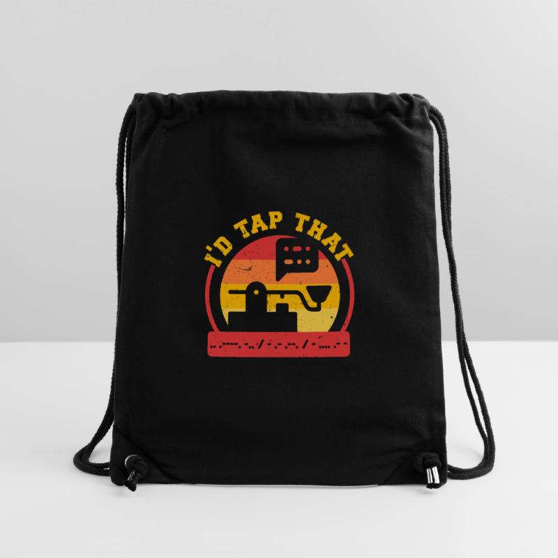 Morsecode Morse Code I'd Tap That Stanley/Stella recycelter Gym Bag