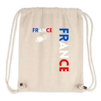 Rugby Player Fan Rugby Supporter Rugby France - Stanley/Stella Recycled Gym Bag - natural - Front