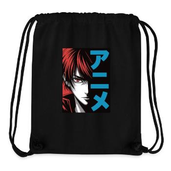 Anime eyes - Stanley/Stella recycelter Gym Bag - Schwarz - Vorne